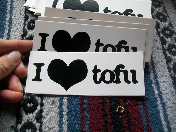 I (heart) Tofu sticker