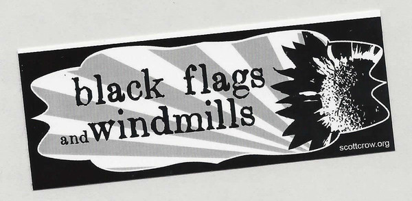 Black Flags and Windmills sticker