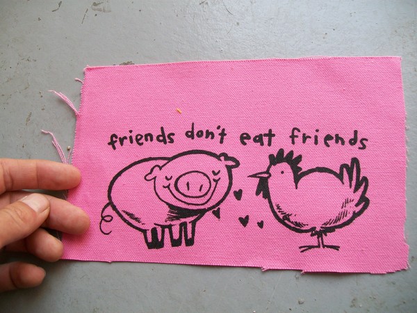 Friends Don't Eat Friends patch