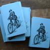 Pocketsize cyclist notepad (blank notebook)