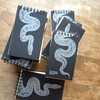Snake notebook (blank, coil bound) from Eberhardt Press