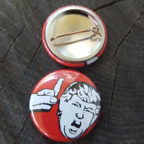 "Fuck This Guy" version 2. 1" button