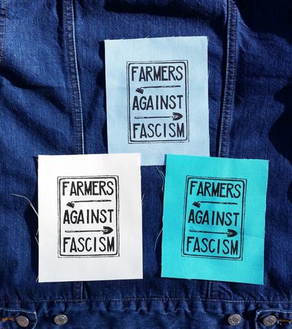 Farmers Against Fascism patch