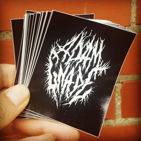 #S04 Adam Gnade black metal sticker
