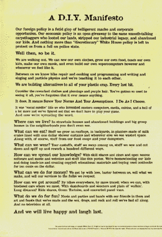 A DIY Manifesto