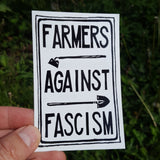 #S03 Farmers Against Fascism sticker