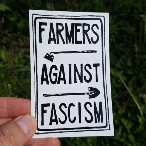 #S03 Farmers Against Fascism sticker