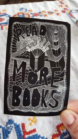 Read More Books sticker - Pioneers Press
