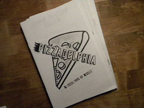 Pizzadelphia: a Pizza Tour of Philly split zine with OCD & the DOC: A Pizza Tour of the District of Columbia